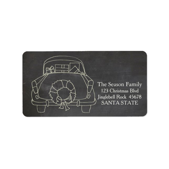 étiquette de adresse de tableau de bord "voiture d (Devant)