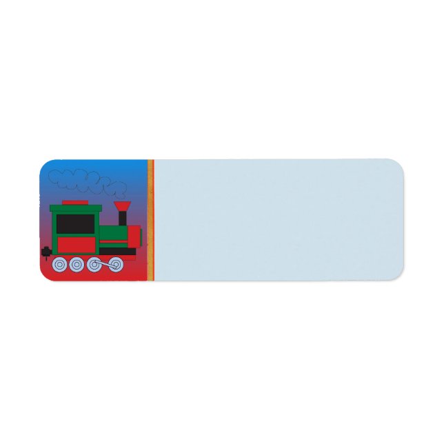 Étiquette de adresse de train (Devant)