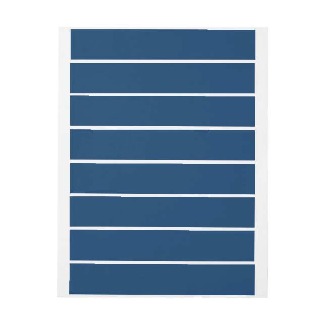Étiquette de adresse d'écran bleu minuit - Personn (Feuille)