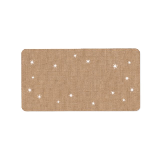 Étiquette de adresse des feux étincelants (Devant)