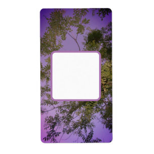 Étiquette de adresse d'expédition cool éco design