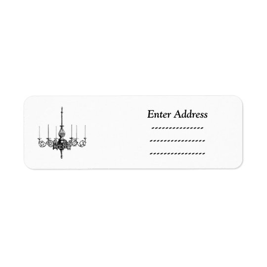 Étiquette de adresse fait sur commande