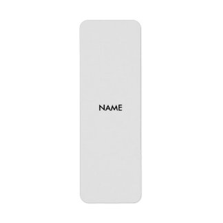 ÉTIQUETTE DE ADRESSE GRAY SIMPLE NAME