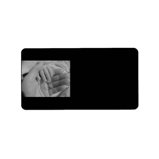 Étiquette de adresse mains (Devant)