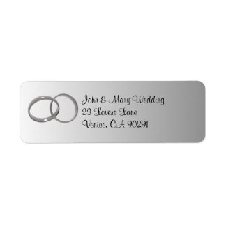 étiquette de adresse mariage
