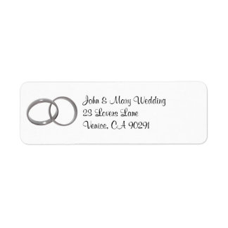 étiquette de adresse mariage