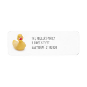 Étiquette de adresse mignon de retour de kitsch
