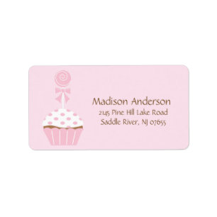 Étiquette de adresse MIGNON de retour de lucette