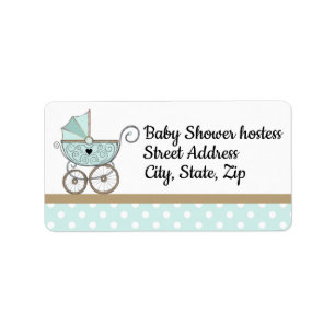 Étiquette de adresse personnalisable pour le baby