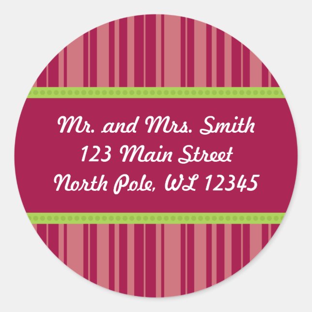 Étiquette de adresse sucre de canne - Révisé (Devant)