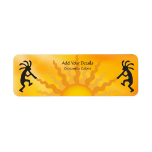 Étiquette de adresse Sun Two Kokopelli