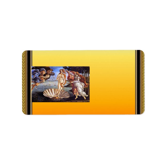 Étiquette de adresse Vénus (Devant)