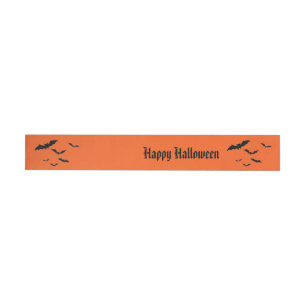 Étiquette de adresse Wraparound Halloween