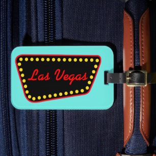 Étiquette de bagage de vacances à Las Vegas pour l