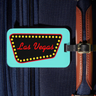 Étiquette de bagage de vacances à Las Vegas pour l