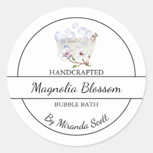 Étiquette de bain simple maison Magnolia