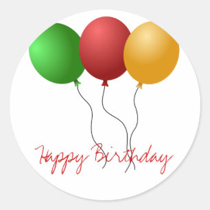 étiquette de ballons