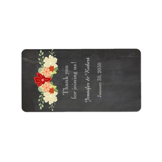 Étiquette de baume à lèvres de mariage de tableau