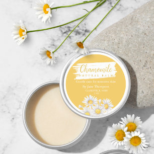 Étiquette de baume naturel Chamomile