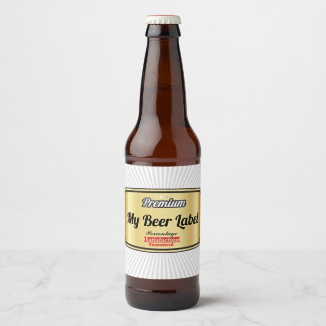 Étiquette de bière Gold Premium (Devant)