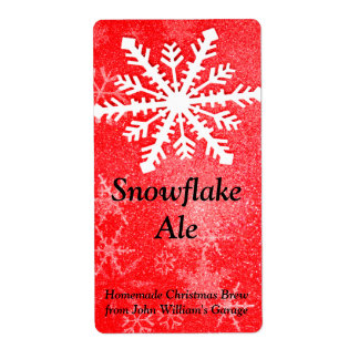 Étiquette de bières Snowflake