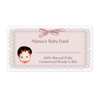Étiquette de bimbo Food Jar