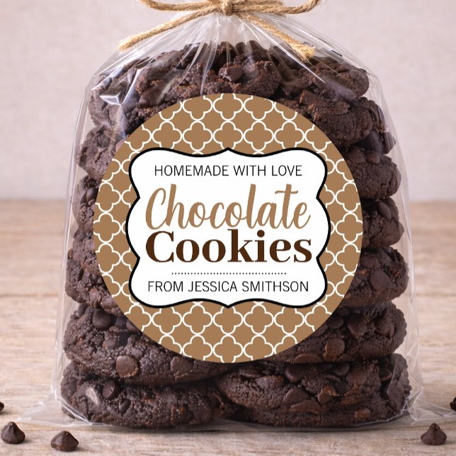 Étiquette de biscuits au chocolat (ou toute autre  (Créateur téléchargé)