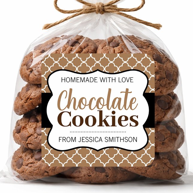 Étiquette de biscuits au chocolat (ou toute autre  (Créateur téléchargé)