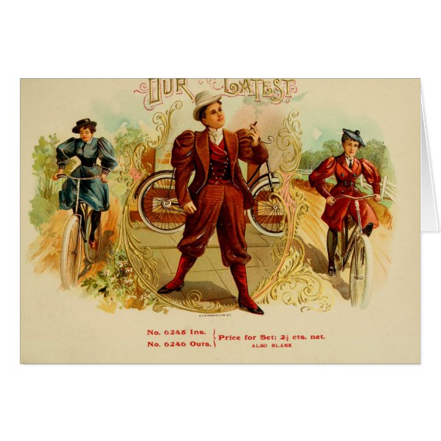 Étiquette de boîte à cigares vintage (Devant horizontal)