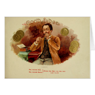 Étiquette de boîte à cigares vintage