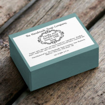 Étiquette de boîte de savon à encadrement vintage