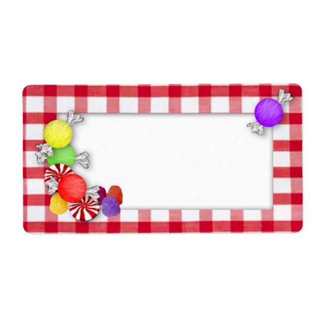 Étiquette de bonbons (Devant)