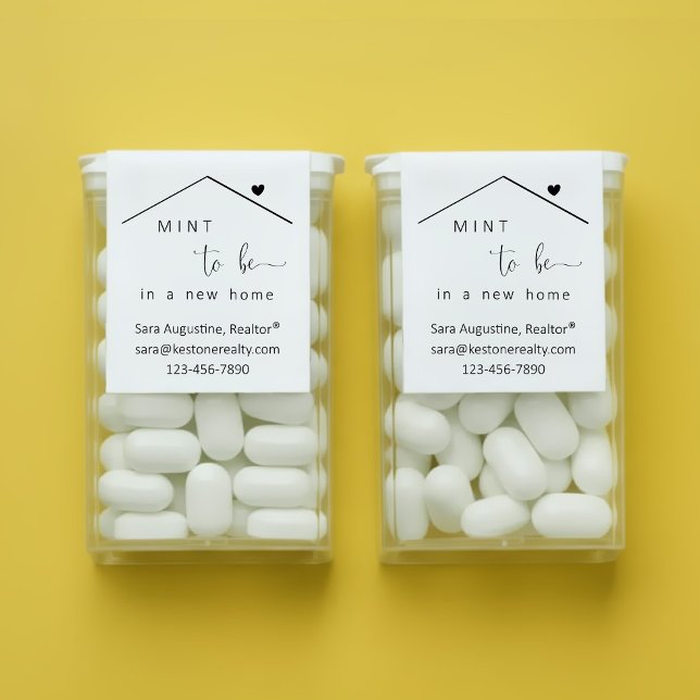 Étiquette de bonbons Realtor Tic Tac Mints (Créateur téléchargé)
