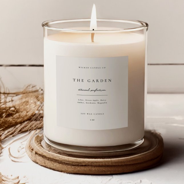 Étiquette de bougie Entreprise Produit Étiquette P (Créateur téléchargé)