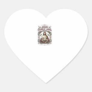 Étiquette de bougie Jésus Bougie Jésus Foi chrétie
