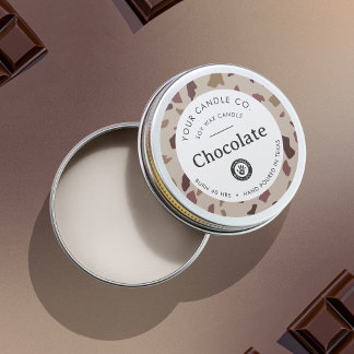 Étiquette de bougie personnalisée - Autocollant pe