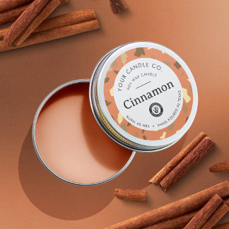 Étiquette de bougie personnalisée - Autocollant pe