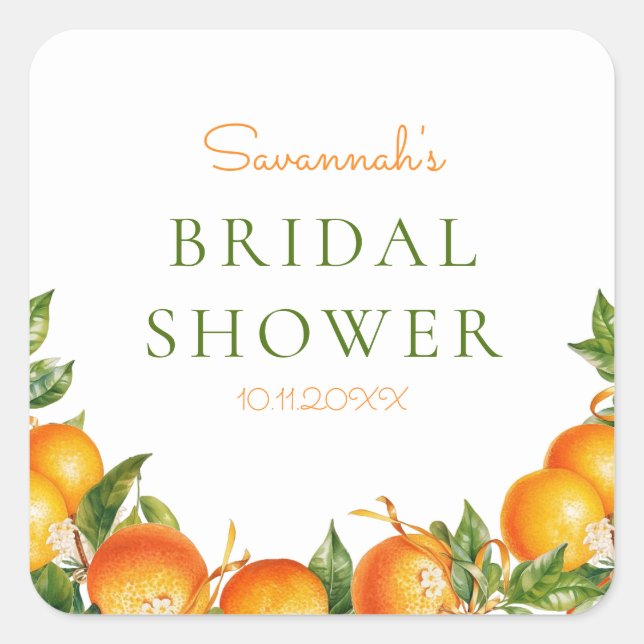 Étiquette de bougie pour thème de shower de mariag (Devant)