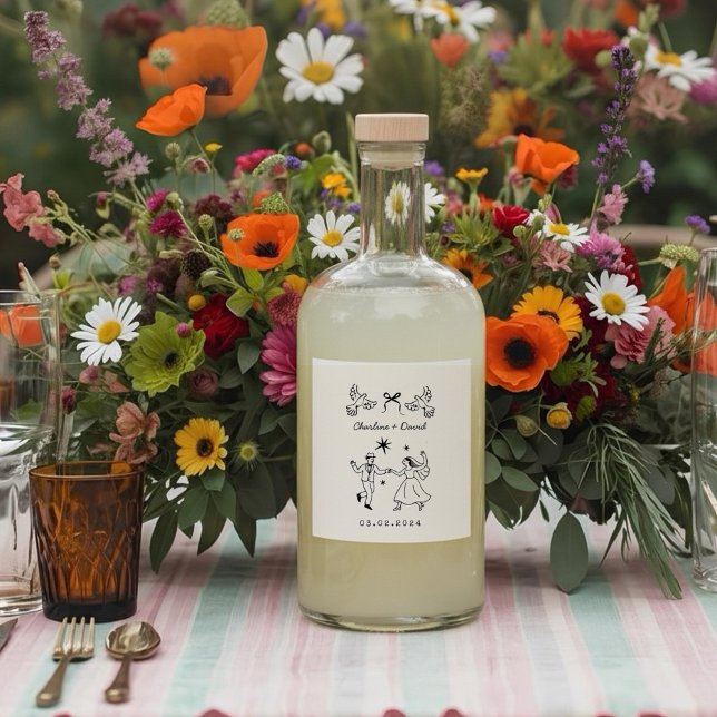 Étiquette de bouteille de boisson de mariage fanta (Créateur téléchargé)