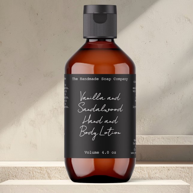 Étiquette de bouteille de cosmétiques à l'aspect m (Créateur téléchargé)