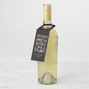 Étiquette de bouteille de fête éditable couleur jo