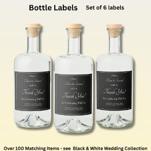 Étiquette de bouteille de liqueur - Ensemble d'éti