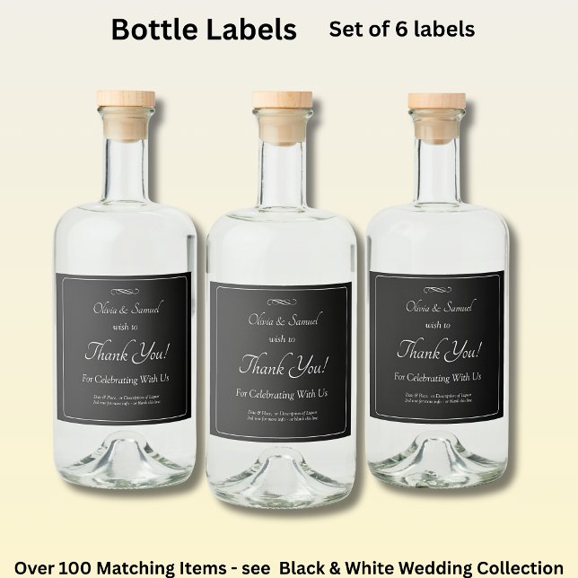 Étiquette de bouteille de liqueur - Ensemble d'éti (Créateur téléchargé)