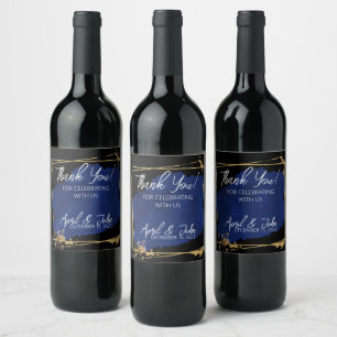 Étiquette de bouteille de vin, étiquettes de faveu