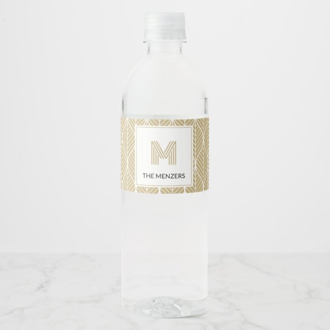 ÉTIQUETTE DE BOUTEILLE D'EAU CLASSIQUE (Devant)