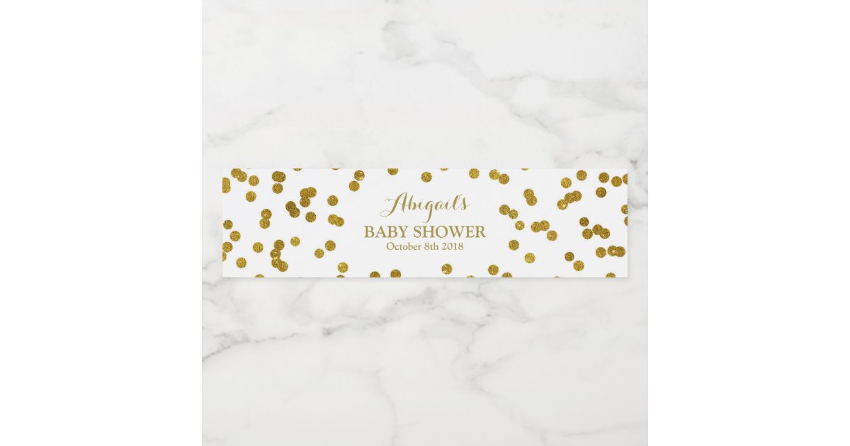 Étiquette-de-bouteille-d'eau-de-baby-shower-de-|-Zazzle.fr