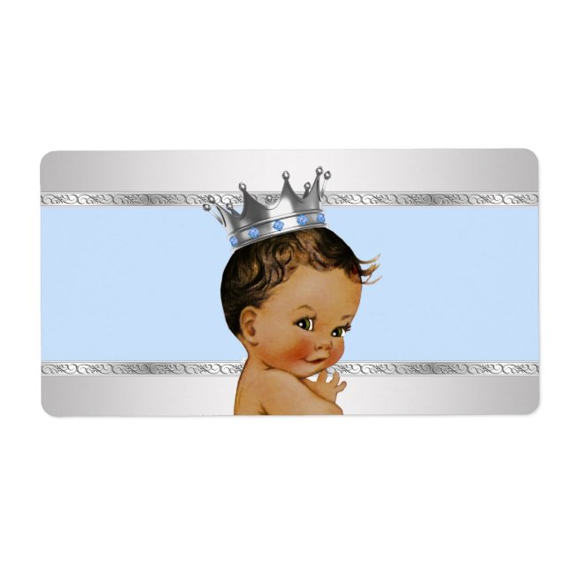 Étiquette de bouteille d'eau pour Baby Shower Prin (Devant)