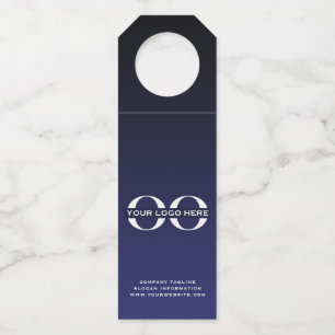 Étiquette de bouteille marine Logo d'entreprise