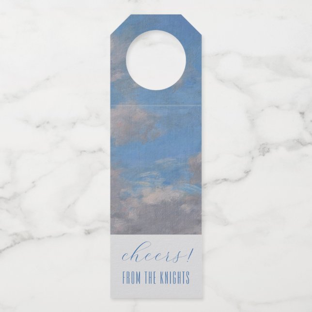 Étiquette de bouteille Nuages de Boudin (Devant)