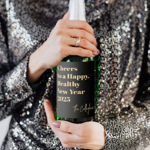 Étiquette de bouteille personnalisé moderne